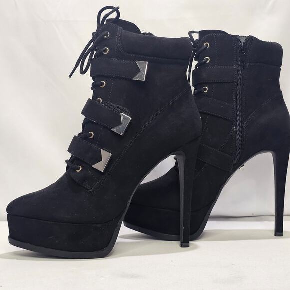 Thalia Sodi Women's Sasha Platform Dress Booties Size 10 Black NWT - Picture 1 of 10